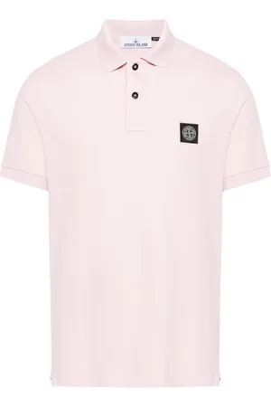 Stone Island Piqué cotton polo shirt