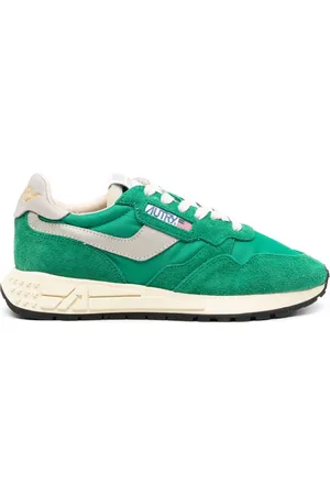 Autry Reelwind panelled suede sneakers