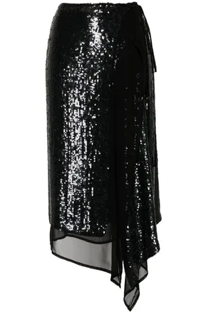 P.A.R.O.S.H. Sequin-embellished skirt