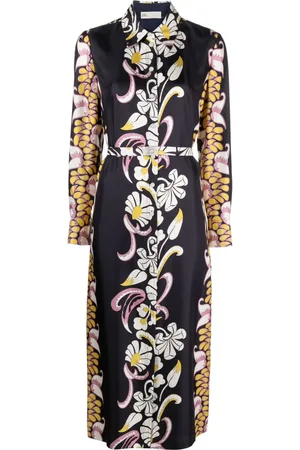 Tory Burch Floral-print silk shirtdress