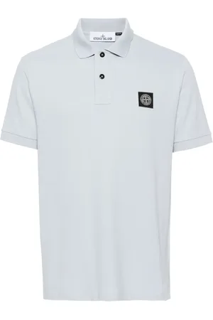 Stone Island Piqué cotton polo shirt