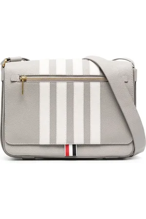Thom Browne Reporter 4-Bar stripe shoulder bag