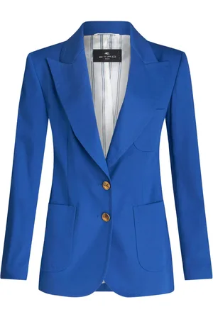 Etro Pegaso-buttons stretch-cotton blazer