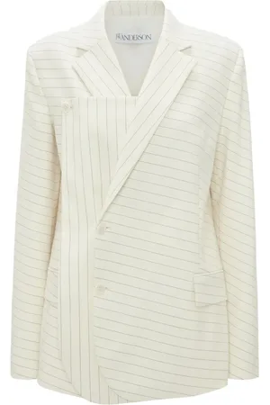 J.W.Anderson Pinstripe-pattern layered blazer