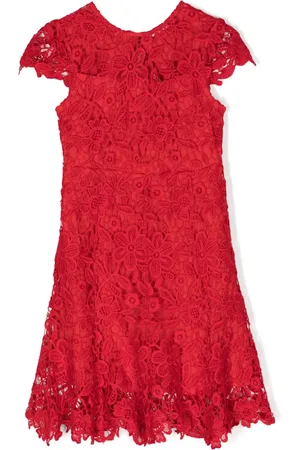 Marlo Holly Jolly floral-lace minidress