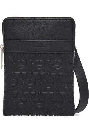 Salvatore Ferragamo North-South Gancini leather shoulder bag