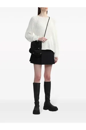 KARA Drawstring velvet crossbody bag
