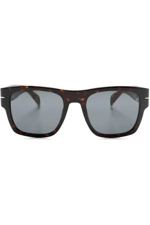 DB EYEWEAR BY DAVID BECKHAM Tortoiseshell-effect square-frame sunglasses