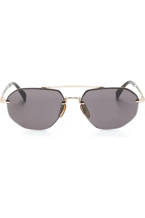 DB EYEWEAR BY DAVID BECKHAM DB-1101-G-S pilot-frame sunglasses