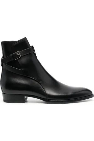Saint Laurent Buckle-fastened ankle boots