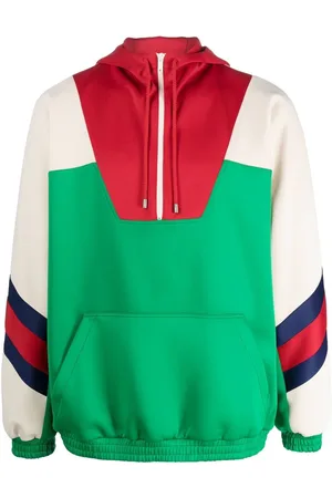 Gucci Colour-block panel hoodie
