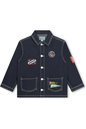 Kenzo Logo-patch denim jacket
