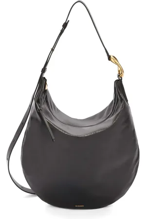 Jil Sander Medium Moon leather shoulder bag