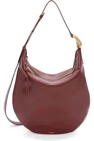 Jil Sander Medium Moon leather shoulder bag