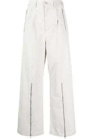 Izzue Zip-detail wide-leg trousers