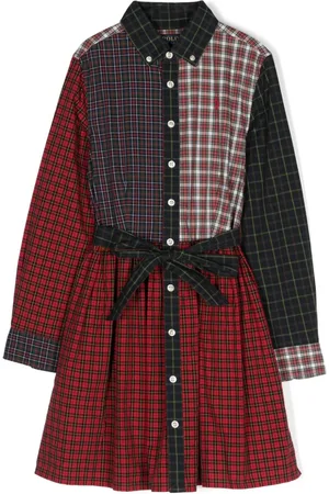 Ralph Lauren Checked patchwork cotton shirtdress