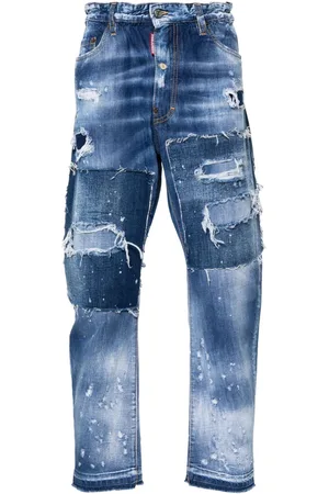 Dsquared2 Big Brother patchwork jeans