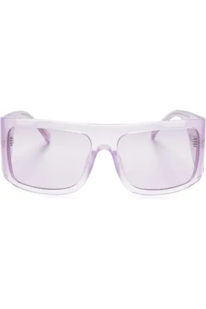 Linda Farrow X The Attico Andre oversize-frame sunglasses