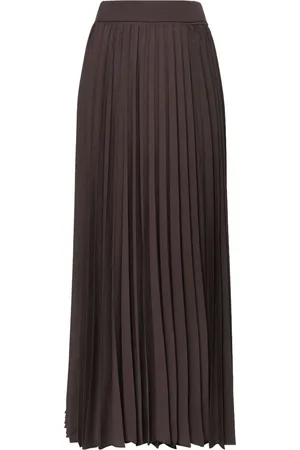 P.A.R.O.S.H. Palmer pleated midi skirt