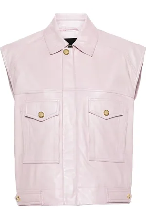 Pinko Sleeveless leather gilet