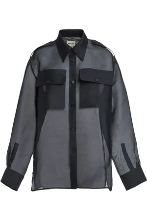 Khaite The Missa semi-sheer shirt