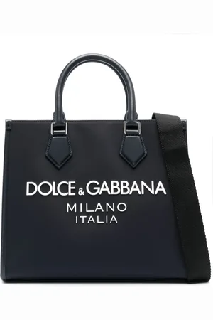 Dolce & Gabbana Logo-embossed canvas tote bag