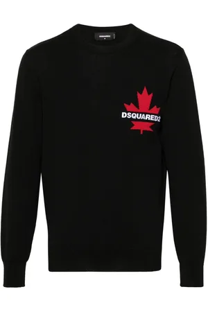 Dsquared2 Intarsia-logo wool jumper