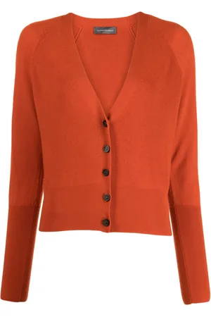 LORENA ANTONIAZZI Virgin wool buttoned cardigan