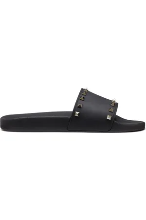 VALENTINO GARAVANI Rockstud slide sandals
