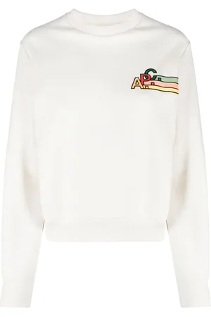 A.P.C. Logo-embroidered cotton sweatshirt
