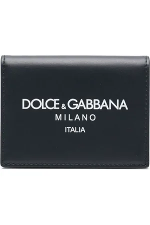 Dolce & Gabbana Logo-print leather wallet