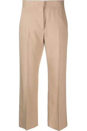 Msgm Straight-leg cropped tailored trousers