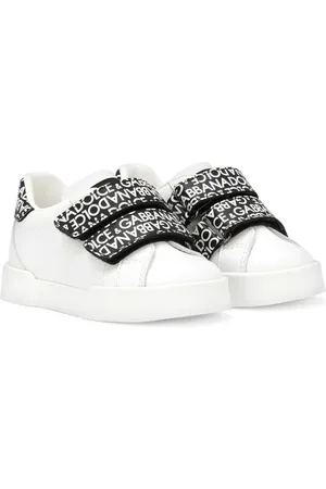 Dolce & Gabbana Logo-print leather sneakers