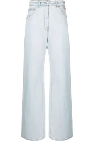 Msgm High-rise wide-leg jeans