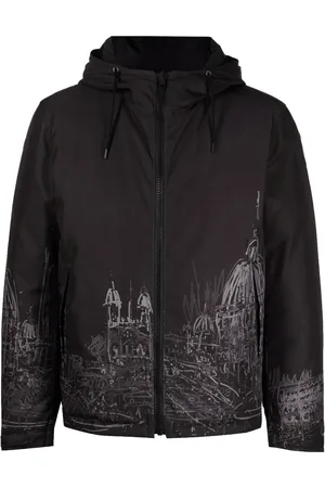 VALENTINO GARAVANI Sketch-print padded jacket
