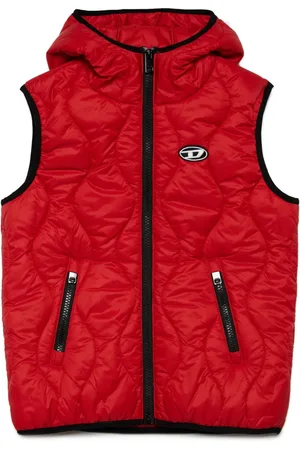 Diesel Logo-appliqué padded gilet