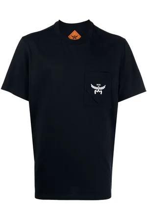 MCM Essential logo-embroidered cotton T-shirt