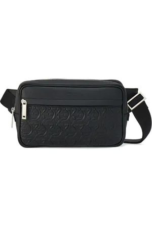 Salvatore Ferragamo Gancini-embossed leather bag