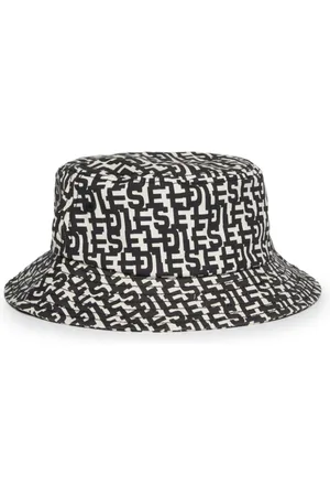 Diesel Monogram-pattern cotton bucket hat