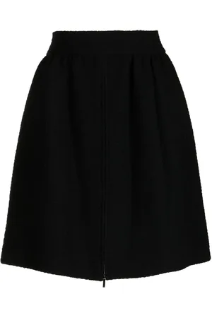 CHANEL 2015 bouclé A-line miniskirt