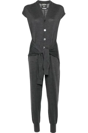 Jean Paul Gaultier 1990s belted virgin wool jumpsuit