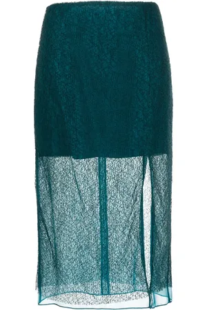 Jason Wu Double-layered silk skirt