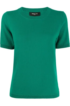 Paule Ka Crew-neck fine-knit top