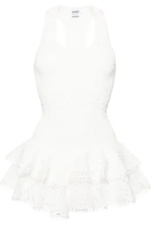CHARO RUIZ IBIZA Virka broderie anglaise minidress