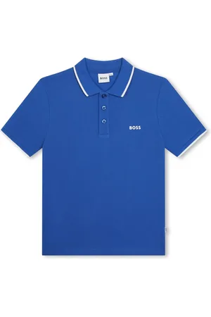 HUGO BOSS Logo-print cotton polo shirt
