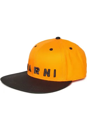 Marni Logo-embroidered cotton cap
