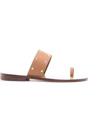 Maria Luca Stud-detail leather sandals