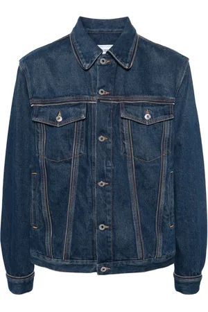 OFF-WHITE Arr Tab Zip Skate denim jacket