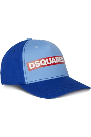 Dsquared2 Logo-flocked cotton baseball cap