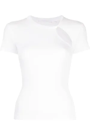 Helmut Lang Asymmetric short-sleeve top